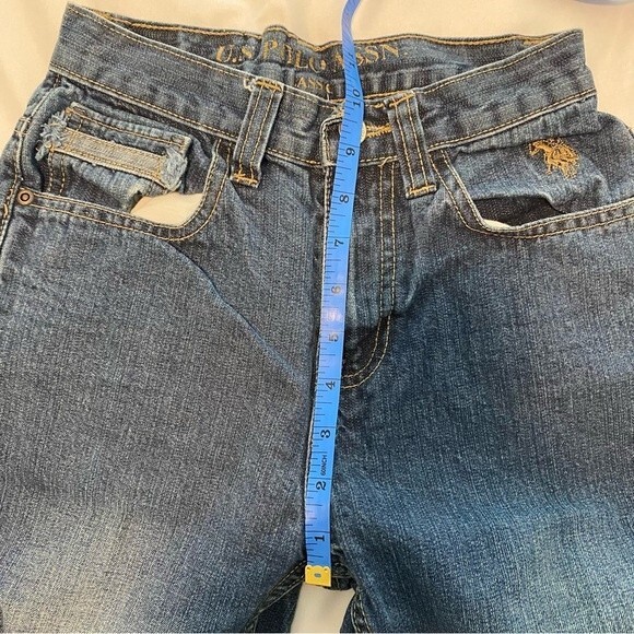 US Polo Straight Leg Classic Jeans Medium Wash Size 12 Girls - Picture 8 of 11